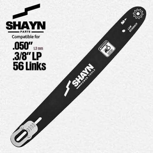 SHAYN 16 inch A041 chainsaw guide bar 3/8 LP .050 56DL