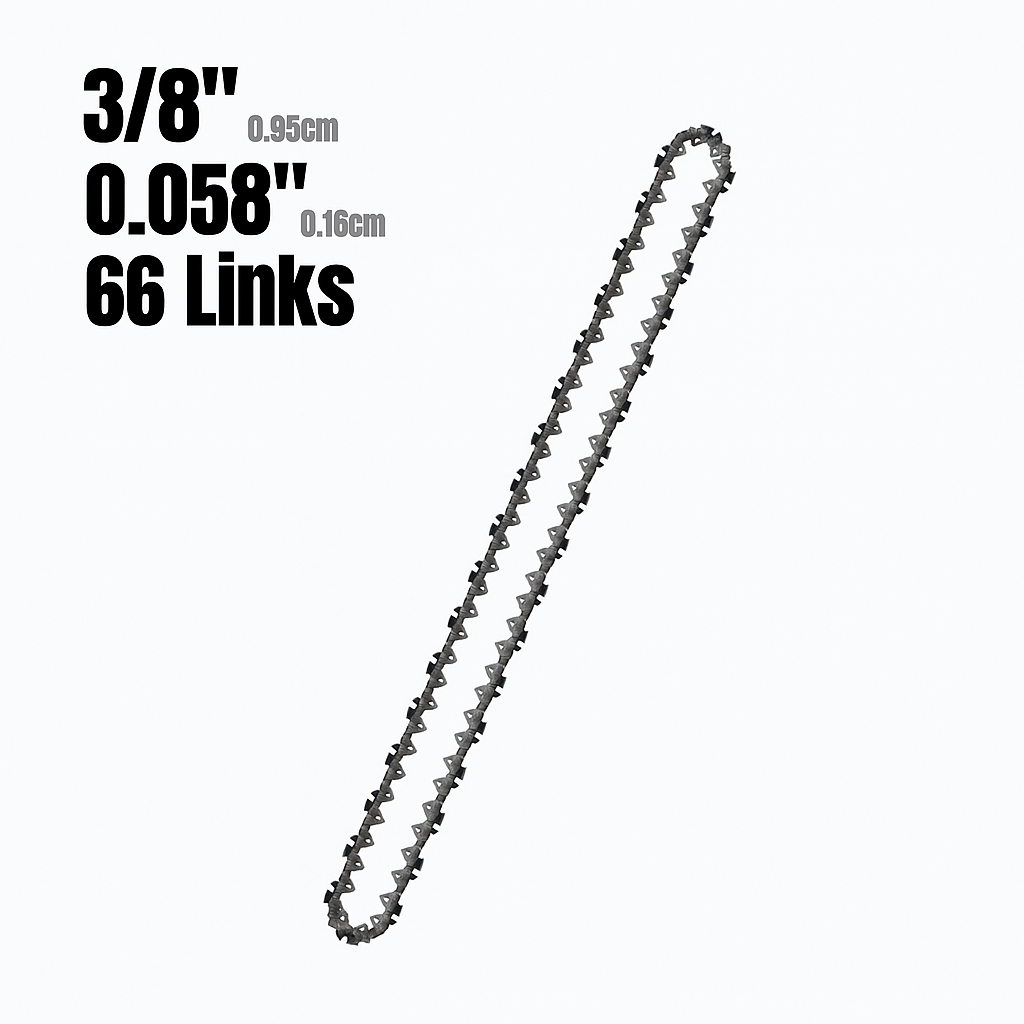 16 inch chainsaw chain, 66 drive links