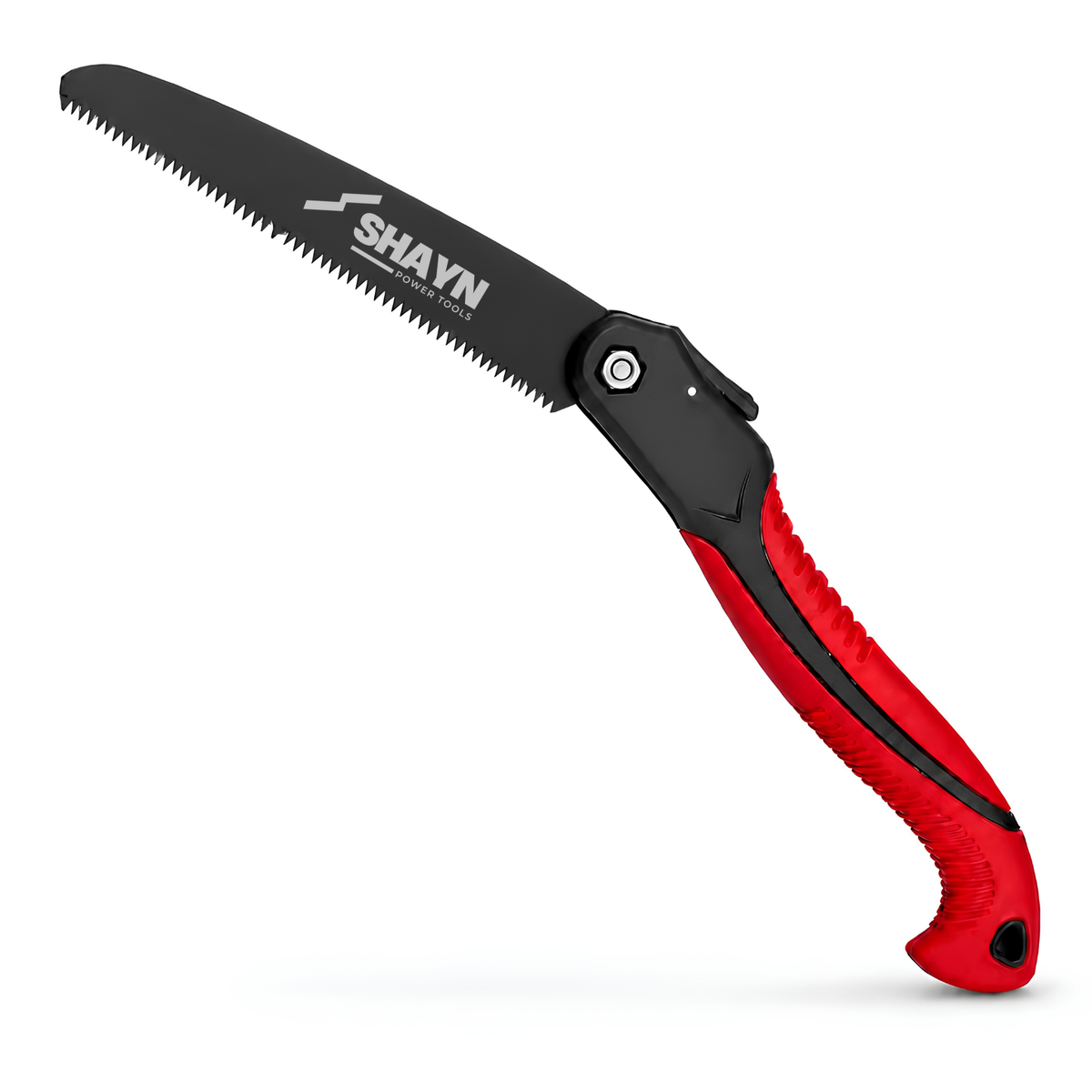 Folding pruning saw triple-ground blade