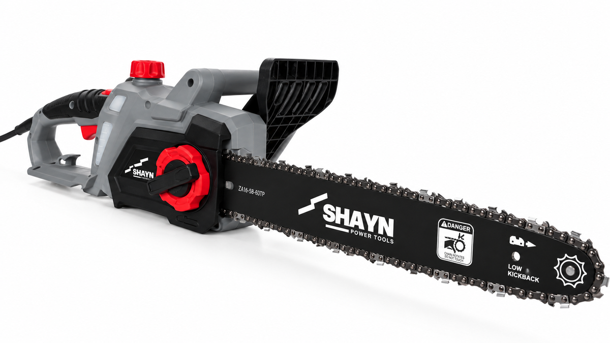 SHAYN 2000W corded electric chainsaw with 16 inch bar