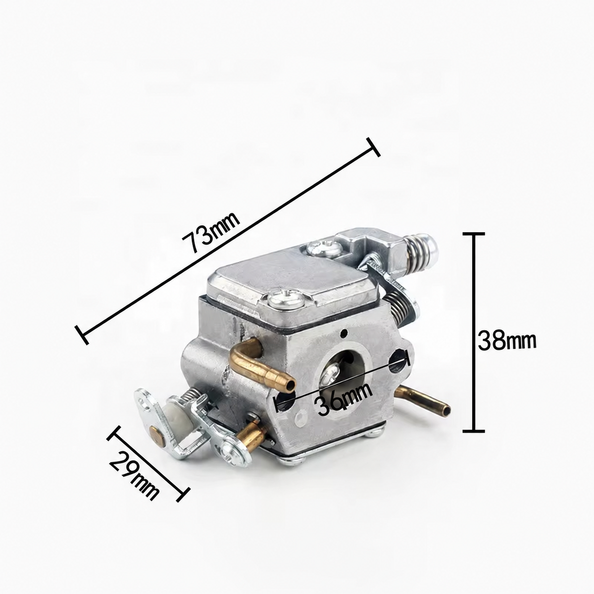 Chainsaw carburettor measurements