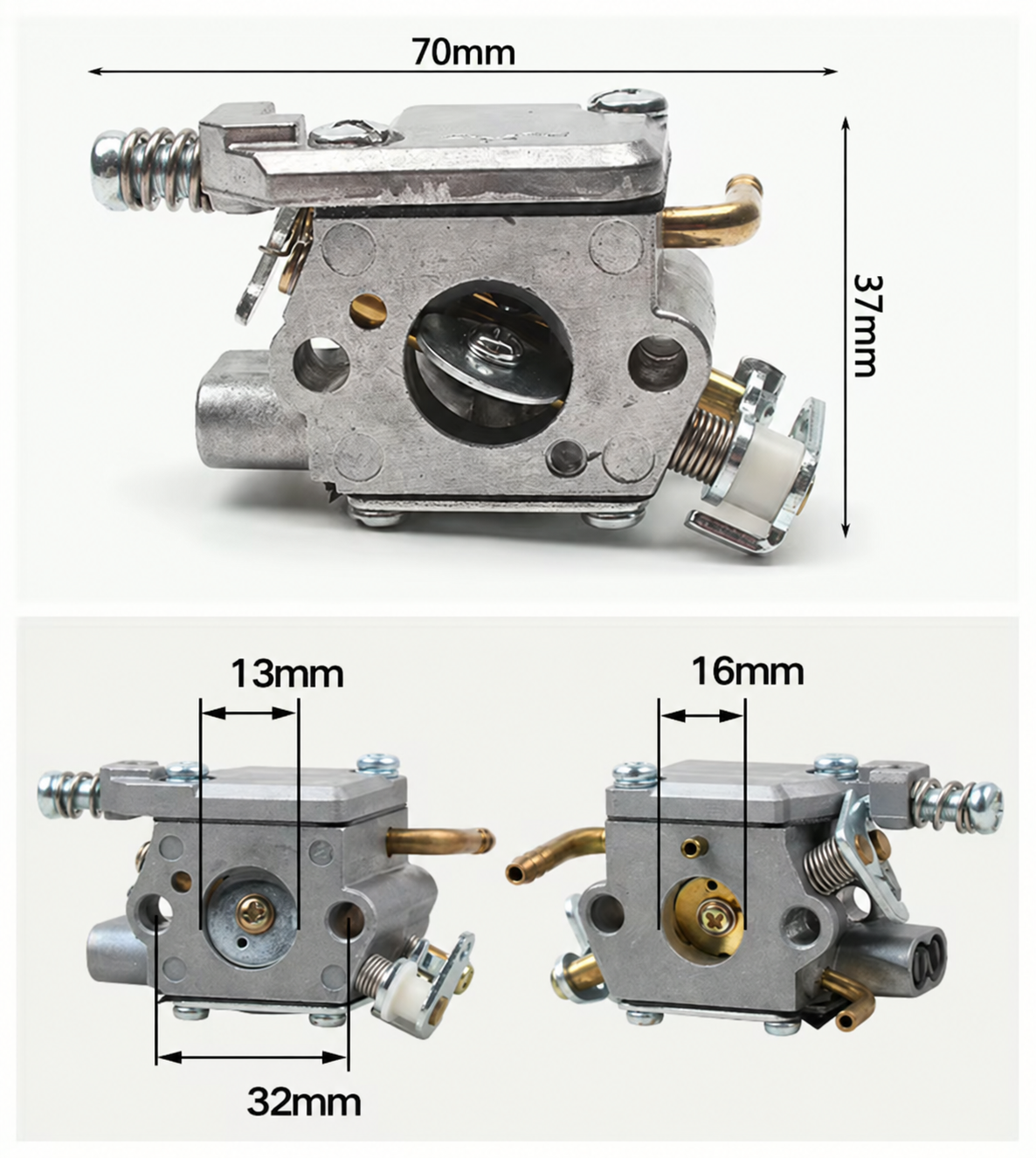 Chainsaw carburettor measurements